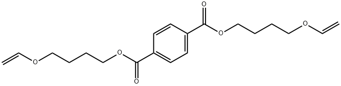 对苯二甲酸二[4-(乙烯氧基)丁基]酯 结构式