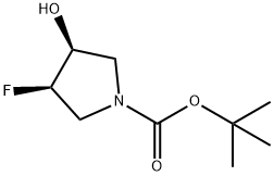 tert-부틸시스-3-플루오로-4-히드록시피롤리딘-1-카르복실레이트