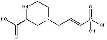 D-4-[(2E)-3-PHOSPHONO-2-PROPENYL]-2-PIPERAZINECARBOXYLIC ACID Struktur