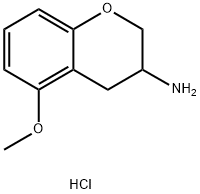 5-メトキシクロマン-3-アミン塩酸塩 化学構造式