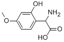 AMINO-(2-HYDROXY-4-METHOXY-PHENYL)-ACETIC ACID Struktur