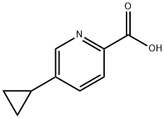 5-シクロプロピルピコリン酸 化学構造式