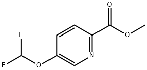 methyl 5-(difluoromethoxy)picolinate Struktur