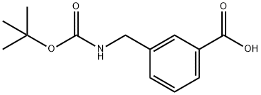 Boc-3-Aminomethylbenzoic acid Struktur