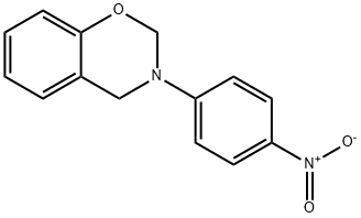 3-(4-NITROPHENYL)-3,4-DIHYDRO-2H-BENZO[E][1,3]OXAZINE 结构式