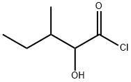 Pentanoyl  chloride,  2-hydroxy-3-methyl- Structure
