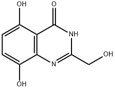 4(1H)-Quinazolinone,  5,8-dihydroxy-2-(hydroxymethyl)-  (9CI) 化学構造式