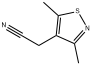 3,5-Dimethyl-4-isothiazoleacetonitrile,117504-26-4,结构式