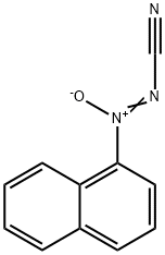 2-(1-Naphtyl)diazenecarbonitrile 2-oxide 结构式