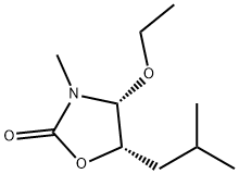 2-Oxazolidinone,4-ethoxy-3-methyl-5-(2-methylpropyl)-,cis-(9CI) 结构式