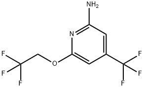 2-AMINO-6-ETHOXY-4-TRIFLUOROMETHYLPYRIDINE Struktur