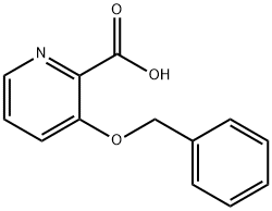 2-PYRIDINECARBOXYLIC ACID, 3-(PHENYLMETHOXY)- Structure