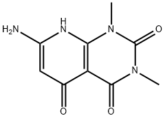 7-AMINO-1,3-DIMETHYL-1H,8H-PYRIDO[2,3-D]PYRIMIDINE-2,4,5-TRIONE Struktur