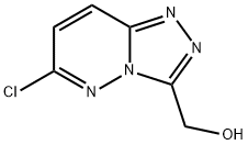 (6-Chloro[1,2,4]triazolo[4,3-b]pyridazin-3-yl)methanol 化学構造式