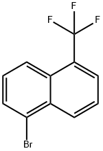 1-BROMO-5-(TRI?UOROMETHYL)NAPHTHALENE, 117539-59-0, 结构式