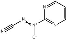Diazenecarbonitrile, 2-pyrimidinyl-, 2-oxide (9CI) Struktur