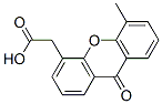 5-methylxanthen-9-one-4-acetic acid 结构式