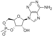 adenosine 3',5'-cyclic methylphosphonate 结构式