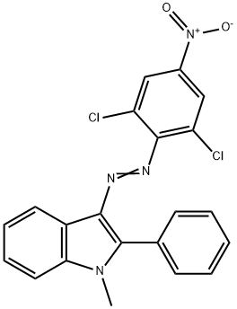 3-(2,6-dichloro-4-nitrophenylazo)-1-methyl-2-phenylindole|