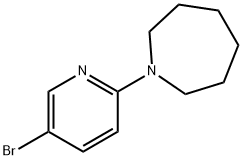 1-(5-溴 - 吡啶-2-基)氮杂环庚烷, 1175900-46-5, 结构式