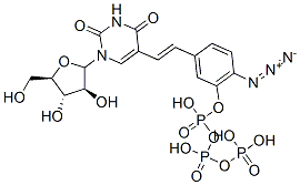 1-arabinofuranosyl-5-(4-azidostyryl)uracil 5'-triphosphate|