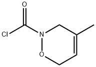 2H-1,2-Oxazine-2-carbonyl chloride, 3,6-dihydro-4-methyl- (9CI),117593-03-0,结构式
