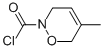 2H-1,2-Oxazine-2-carbonyl chloride, 3,6-dihydro-5-methyl- (9CI) Structure