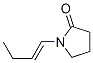 1-(1-buten-1-yl)-2-Pyrrolidinone Struktur