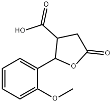 2-(2-Methoxyphenyl)-5-oxotetrahydrofuran-3-carboxylic acid|2-(2-甲氧基苯基)-5-氧代四氢呋喃-3-羧酸