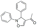 1-(2,3-Diphenyl-2,3-dihydro-4-isoxazolyl)ethanone Structure