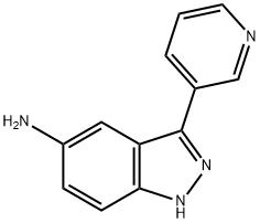 3-(pyridin-3-yl)-1H-indazol-5-amine Struktur