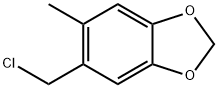 5-(氯甲基)-6-甲基-1,3-苯并二恶茂,117661-72-0,结构式