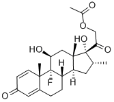 醋酸地塞米松原料药,1177-87-3,结构式
