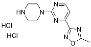 4-(5-メチル-1,2,4-オキサジアゾール-3-イル)-2-ピペラジン-1-イルピリミジン二塩酸塩 化学構造式