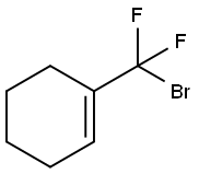 1-(BROMODIFLUOROMETHYL)CYCLOHEX-1-ENE Structure