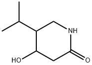 4-羟基-5-异丙基哌啶-2-酮 结构式