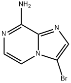 3-BROMOIMIDAZO[1,2-A]PYRAZIN-8-AMINE Struktur
