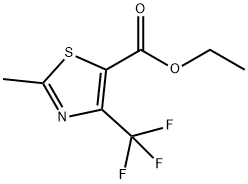 2-甲基-4-三氟甲基-5-噻唑甲酸乙酯,117724-62-6,结构式
