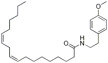 4-MethoxyphenethyllinoleoylaMide Struktur