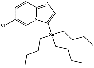 6-Chloro-3-(tributylstannyl)-iMidazo[1,2-a]pyridine Struktur
