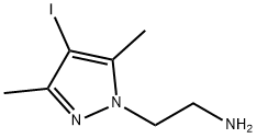 2-(4-Iodo-3,5-dimethyl-1H-pyrazol-1-yl)ethan-1-amine Struktur