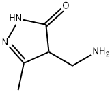 4-(AMinoMethyl)-2,4-dihydro-5-Methyl-3H-pyrazol-3-one,1177281-29-6,结构式