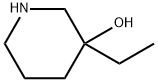 3-エチルピペリジン-3-オール 化学構造式