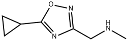 [(5-环丙基-1,2,4-恶二唑-3-基)甲基]甲胺,1177299-92-1,结构式