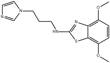 N-(3-(1H-Imidazol-1-yl)propyl)-4,7-dimethoxybenzo[d]thiazol-2-amine Struktur