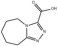 6,7,8,9-tetrahydro-5H-[1,2,4]triazolo[4,3-a]azepine-3-carboxylic acid Struktur