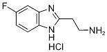 2-(6-氟-1H-苯并[D]咪唑-2-基)乙烷-1-胺盐酸盐 结构式