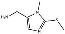 1-[1-methyl-2-(methylthio)-1H-imidazol-5-yl]methanamine(SALTDATA: 2HCl 0.1H2O) Structure