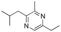 Pyrazine, 5-ethyl-3-methyl-2-(2-methylpropyl)- (9CI) 结构式