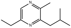 Pyrazine, 5-ethyl-2-methyl-3-(2-methylpropyl)- (9CI) 结构式